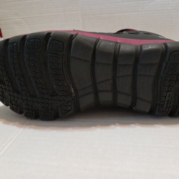 Reebok Work Sublite Cushion Composite Toe Work Shoes Black /Pink W-9W - Picture 15 of 16